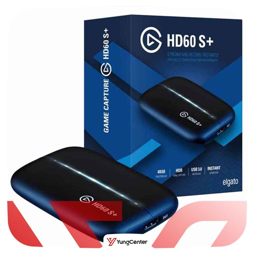 کارت کپچر استریم Elgato Stream Card Capture HD60 SPLUS - یانگ سنتر - حرفه‌ای خرید کن