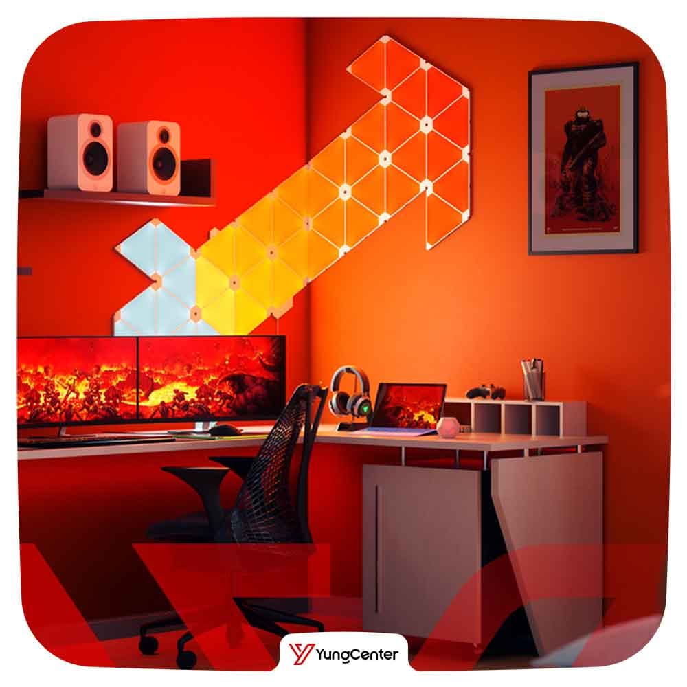 پنل هوشمند روشنایی 15 تکه Nanoleaf Triangle Starter Kit - یانگ سنتر - حرفهای خرید کن