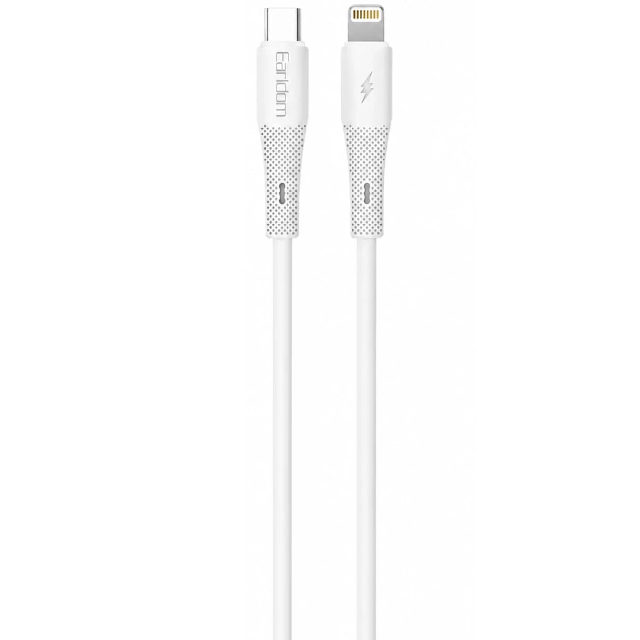 کابل تایپ سی به لایتنینگ ارلدام EC-185C-L توان 30 وات 1 متر — تصویر ۳
