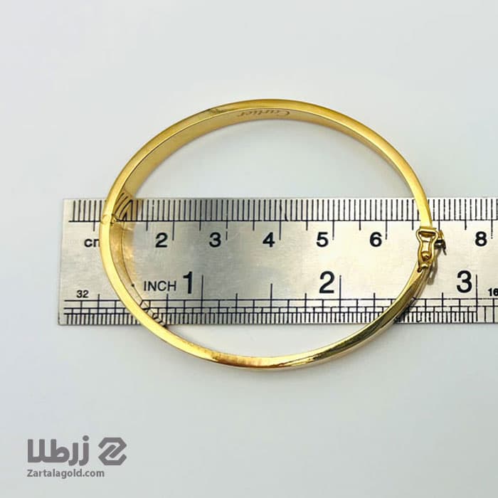 به روز و خرید آنلاین دستبند النگویی طلا کارتیه لاو — تصویر ۷