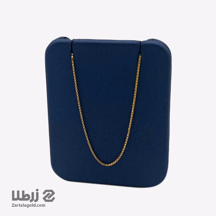 زنجیر طلا طرح ونیزی بافت ریز سایز42cm B