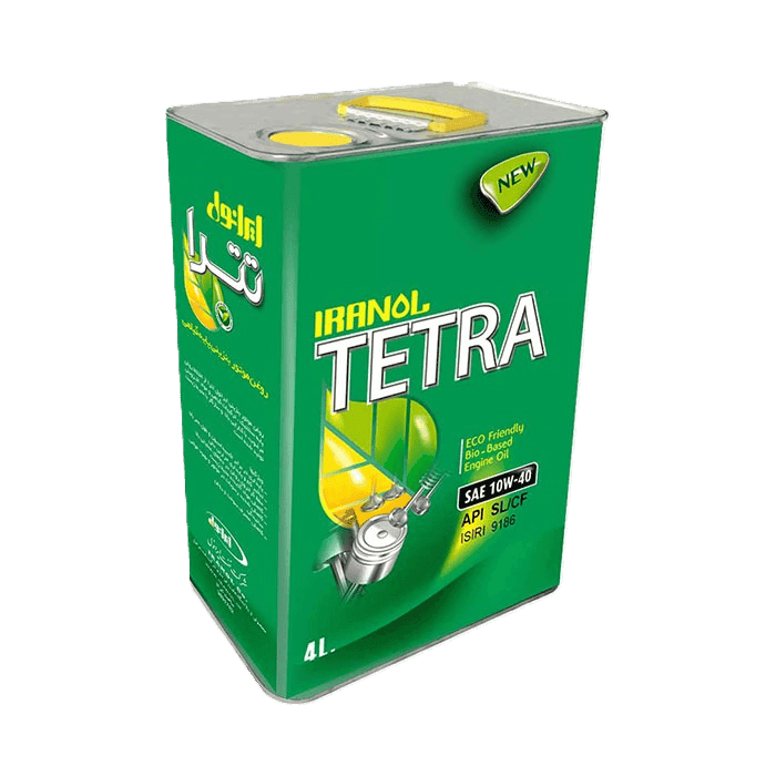 روغن موتور ایرانول مدل تترا (۱۰W40) SL حجم ۴ لیتر — تصویر ۲
