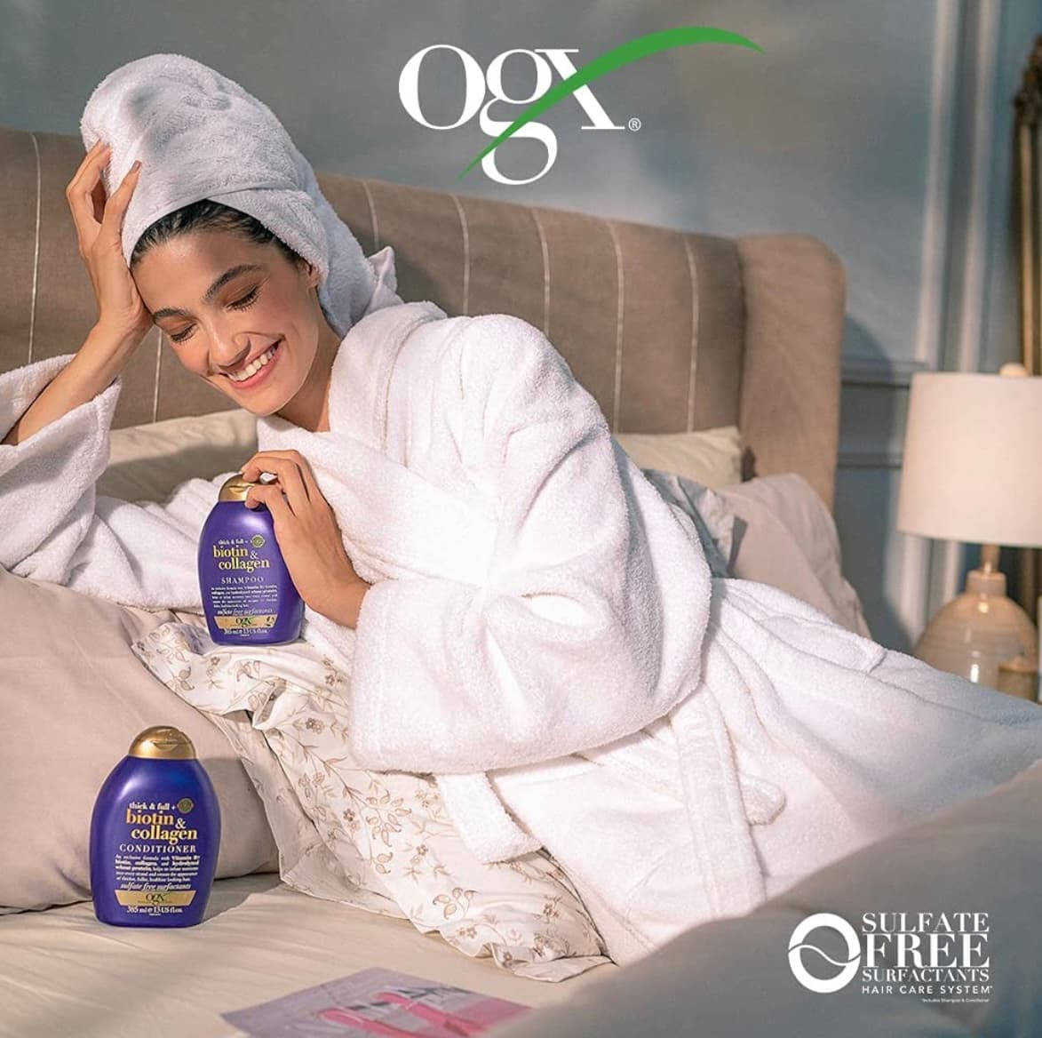 شامپو تغذیه کننده شیر نارگیل او جی ایکس OGX Nourishing Coconut Milk Shampoo 385 ml — تصویر ۲
