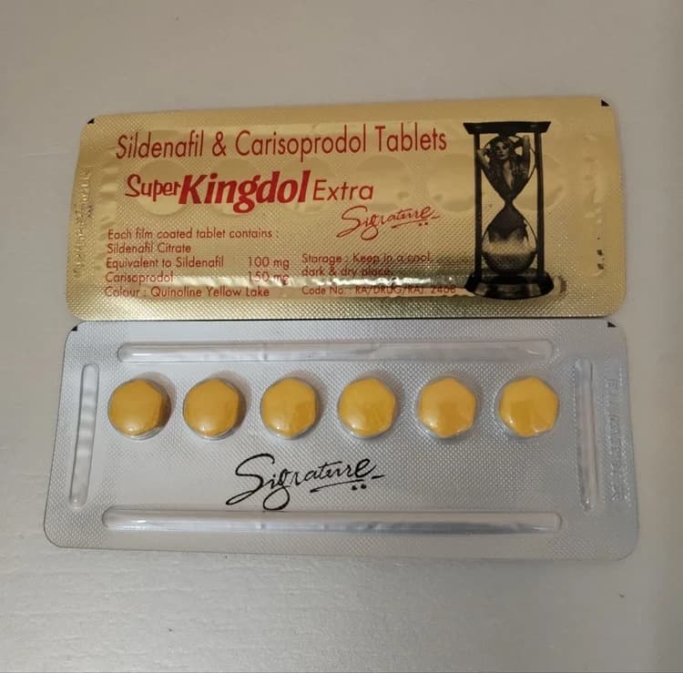 قرص سوپر کینگدول اکسترا Super Kingdol Extra | قرص فوق‌تاخیری و تقویت‌کننده نعوظ آقایان – ۶ عددی اصل و اورجینال