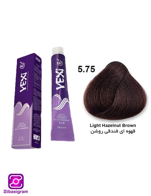 رنگ مو فندقی یکسی — تصویر ۲
