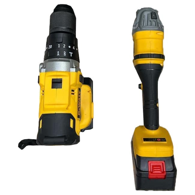 دریل چکشی دیوالت سه نظام فلزی 1250 وات 2035 DEWALT 13MM — تصویر ۳