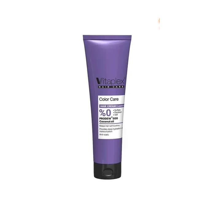 کرم ترمیم کننده ویتاپلکس مناسب موهای رنگ شده 150میلVitaplex repairing cream suitable for colore hair 150 ml — تصویر ۲