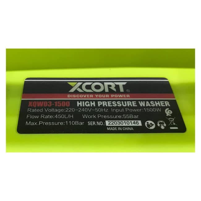 کارواش دینامی 1500 وات اکسکورت XQW03-1500 — تصویر ۳