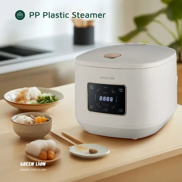 پلوپز دیجیتال ۵ لیتری گرین لاین مدل GNGRC20RC5L GRC‑20 Digital Rice Cooker — تصویر ۴