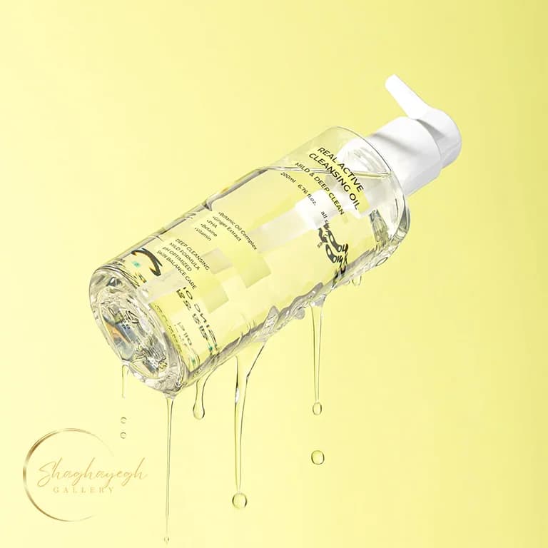 روغن پاک کننده عمیق و ملایم صورت سئول گلو ریل اکتیو حجم 200 میل Seoul Glow Real Active Cleansing Oil 200ml