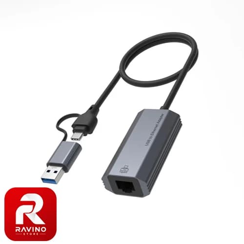 تبدیل USB-C به LAN گیگابیتی اونتن مدل OTN-UE101