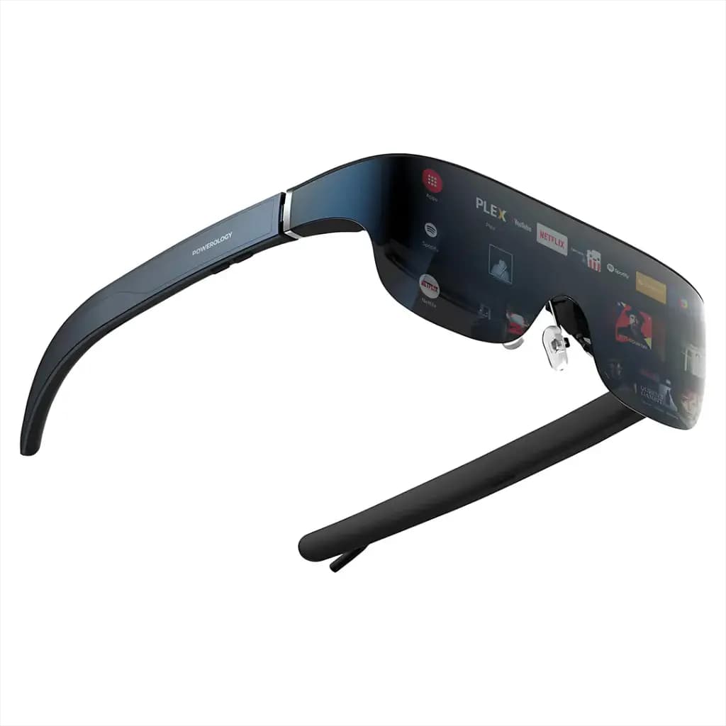 عینک واقعیت افزوده پاورولوژی 2D/3D AR Movie Glasses با نمایشگر 120 اینچ FHD