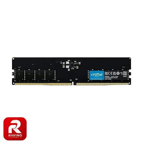 رم دسکتاپ کروشیال DDR5 تک کاناله 16 گیگابایت فرکانس 5600 مگاهرتز
