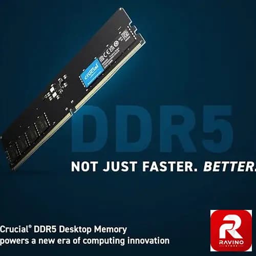 رم دسکتاپ کروشیال DDR5 تک کاناله 16 گیگابایت فرکانس 5600 مگاهرتز — تصویر ۲