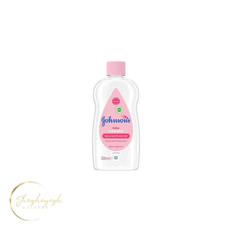 روغن بچه مرطوب کننده و نرم کننده پوست جانسون ۳۰۰ میل Johnsons Baby Oil 300ml