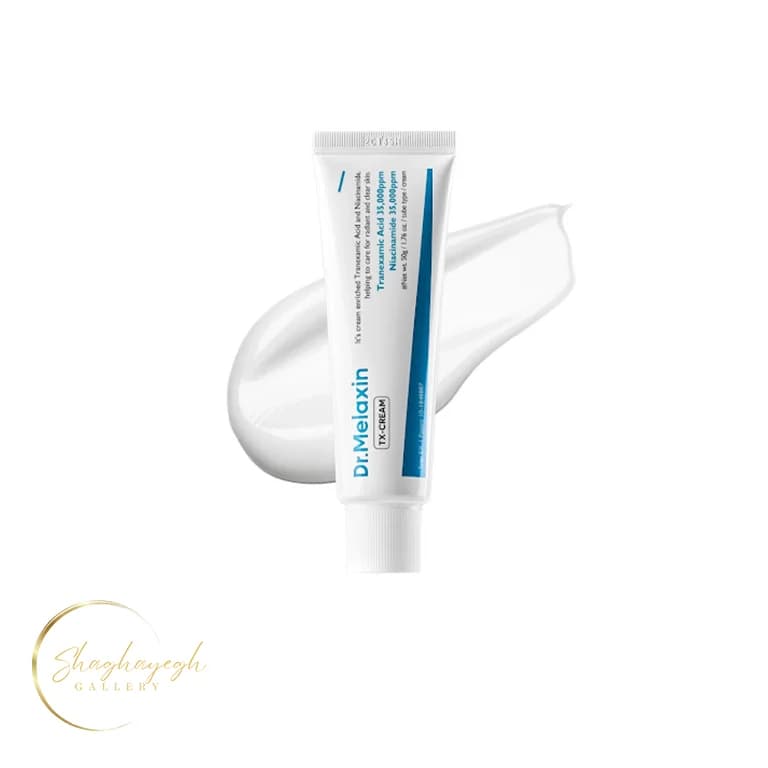 کرم روشن کننده و ضد لک ترانگزامیک اسید دکتر ملاکسین ۵۰ گرم Dr Melaxin TX Cream Tranexamic Acid 50g