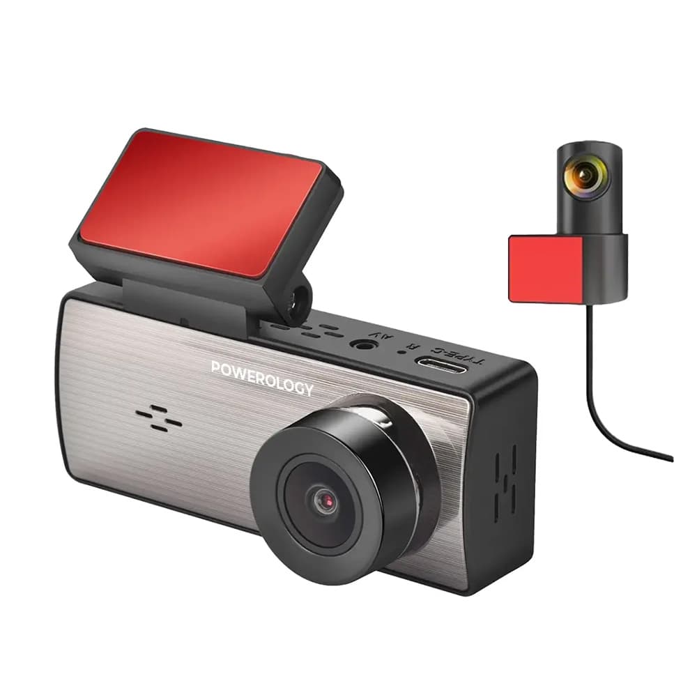 دوربین ثبت وقایع خودرو پاورولوژی مدل PDCAM2K1 کیفیت 2k