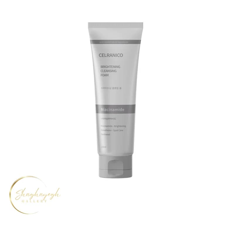 فوم شستشوی صورت روشن کننده نیاسینامید سلرانیکو 120 میل Celranico Brightening Cleansing Foam Niacinamide 120ml