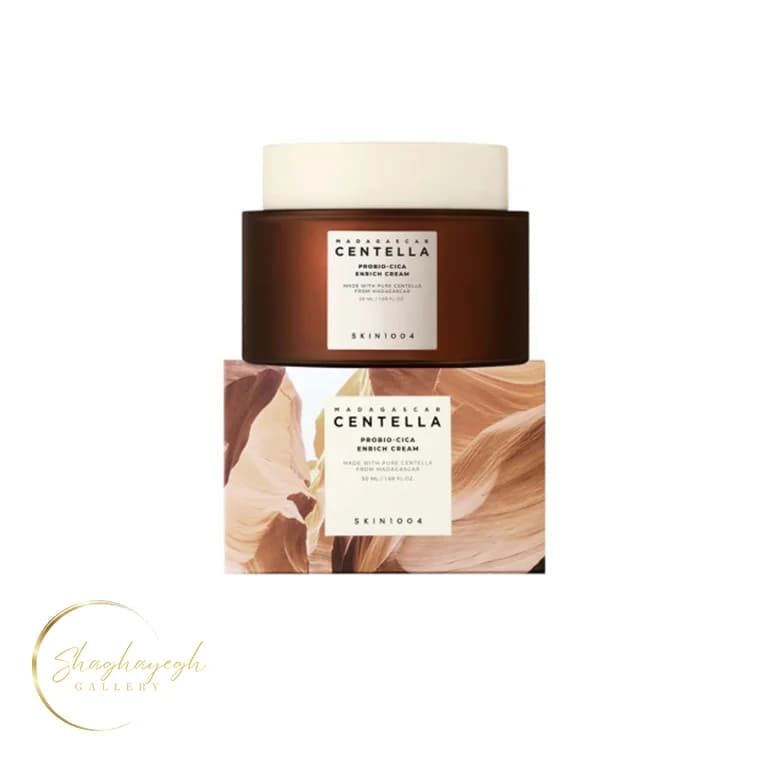 کرم ترمیم کننده و تقویت سد پوستی اسکین1004 سنتلا پروبیو سیکا 50 میل SKIN1004 Madagascar Centella Probio-Cica Enrich Cream 50ml