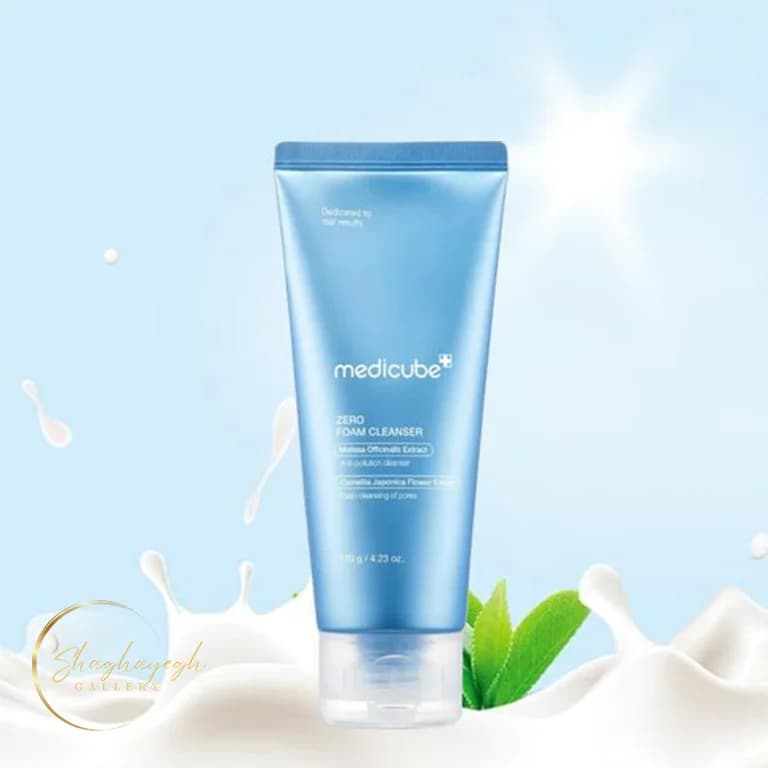 فوم شوینده ملایم و پاک کننده عمیق پوست مدی کیوب زیرو 120 گرم Medicube Zero Foam Cleanser 120g — تصویر ۲