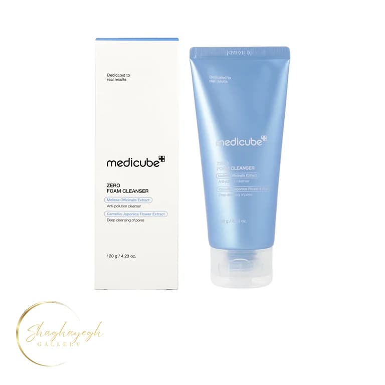 فوم شوینده ملایم و پاک کننده عمیق پوست مدی کیوب زیرو 120 گرم Medicube Zero Foam Cleanser 120g