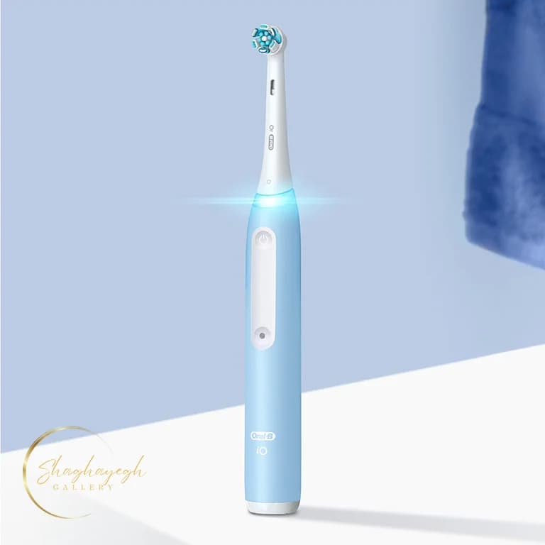 مسواک برقی پاکسازی پیشرفته دندان اورال بی iO سری 3 آیس بلو Oral-B iO Series 3 Electric Toothbrush Ice Blue — تصویر ۲