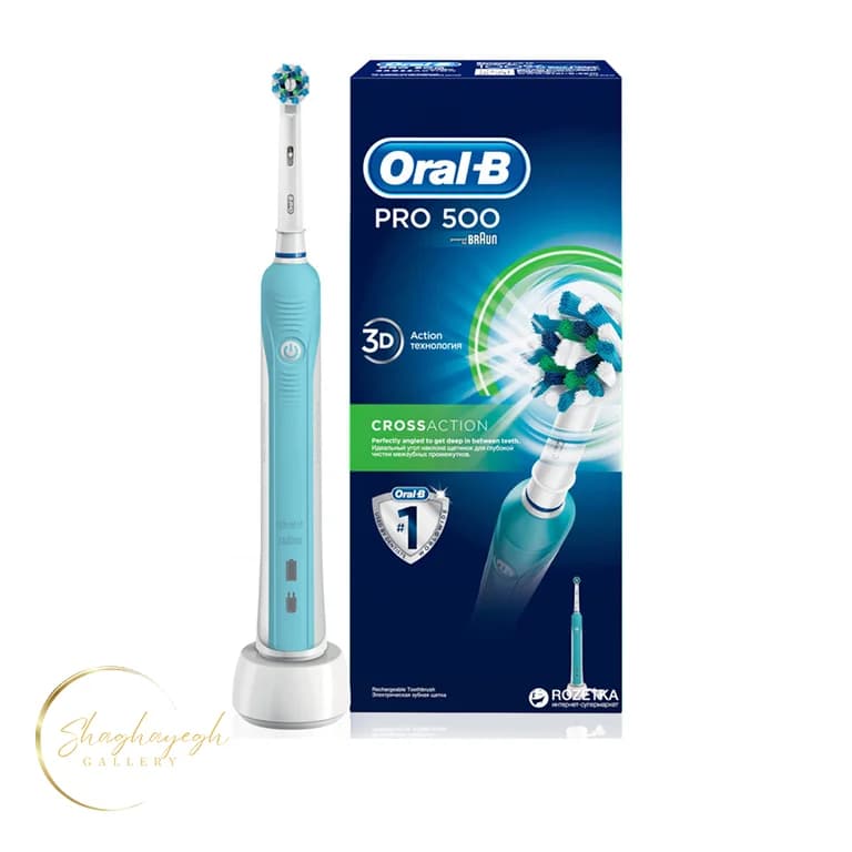 مسواک برقی پاکسازی عمیق اورال بی مدل Pro 500 حجم استاندارد Oral-B Pro 500 Electric Toothbrush