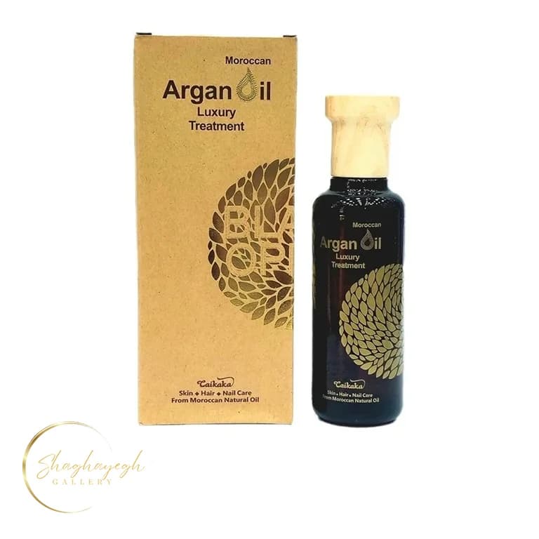 روغن ارگان لوکس مو و پوست و ناخن کای کاکا 100 میل Caikaka Moroccan Argan Oil Luxury Treatment 100ml