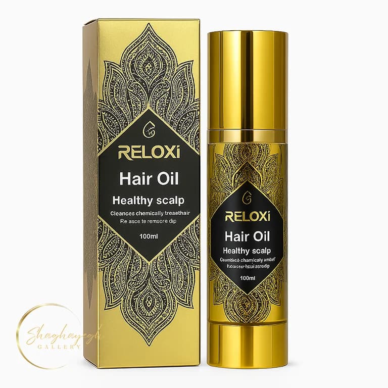 روغن مو ترمیم‌کننده و مغذی موهای خشک و اسیب‌دیده رلوکسی 100 میل Reloxi Repairing Hair Oil For Dry and Damaged Hair 100ml
