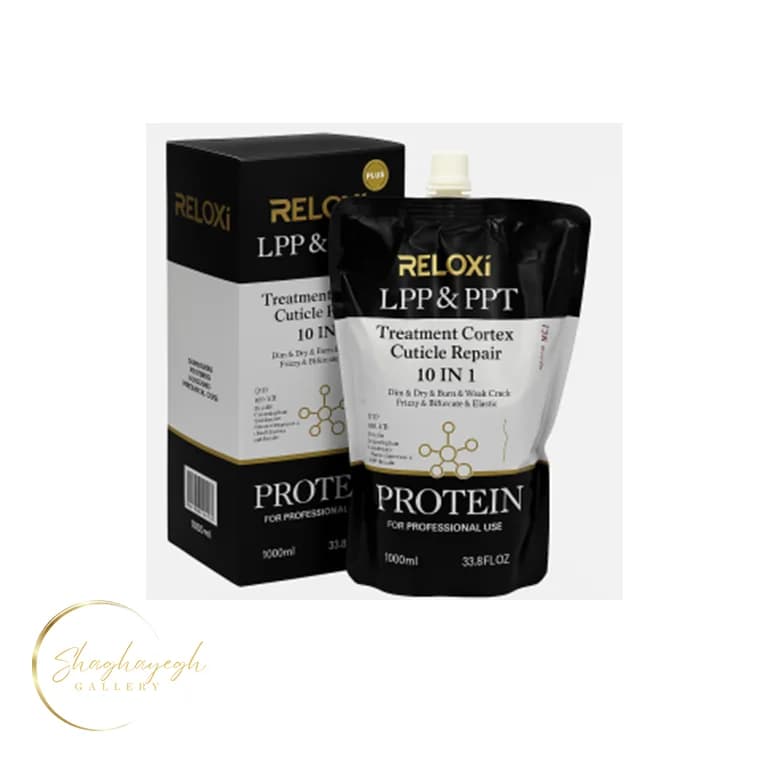 پروتئین ترمیم‌کننده و تقویت‌کننده مو LPP و PPT رلوکسی 1000 میل Reloxi LPP and PPT Hair Treatment Protein 1000ml