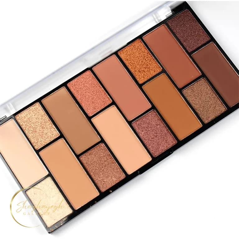 پالت سايه چشم 16 رنگ نود و گرم تکنیک Exposed تکنیک 29.6 گرم Technic Exposed Pressed Pigment Eyeshadow Palette 29.6g — تصویر ۲