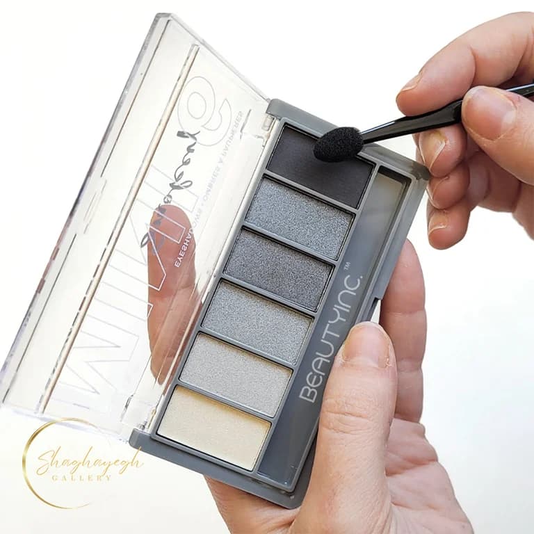 پالت سایه چشم اسموکی ۶ رنگ تکنیک ۷.۲ گرم Technic Mini 6 Smokey Eyeshadow Palette 7.2g — تصویر ۲