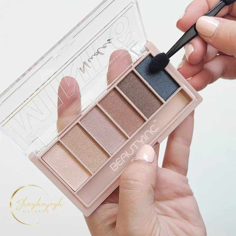 پالت سایه چشم نود ۶ رنگ تکنیک ۷.۲ گرم Technic Mini 6 Nudes Eyeshadow Palette 7.2g — تصویر ۲