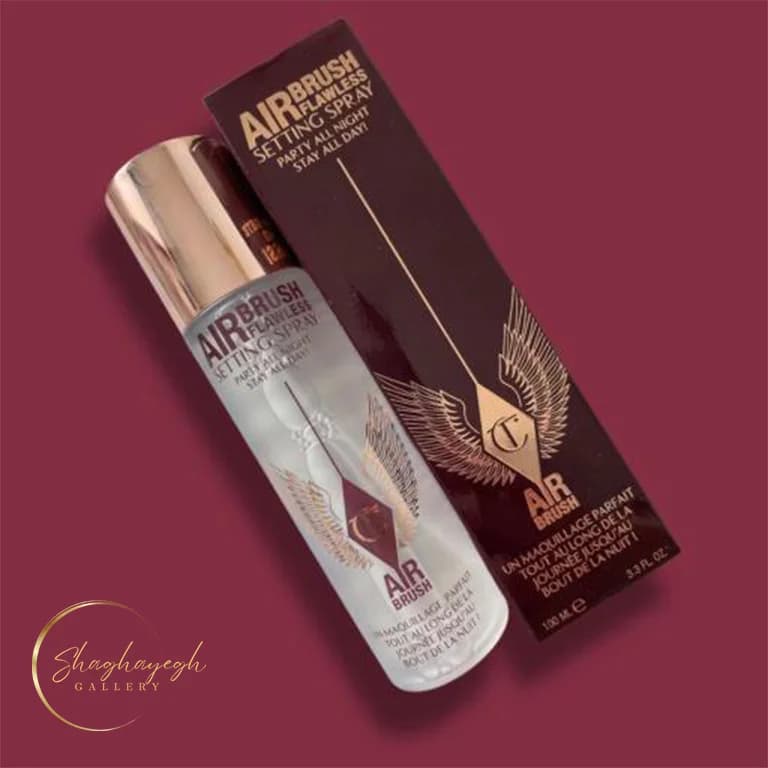 اسپری فیکس ارایش ایر براش فلولس شارلوت تیلبری ۱۰۰ میل Charlotte Tilbury Airbrush Flawless Setting Spray 100ml — تصویر ۲