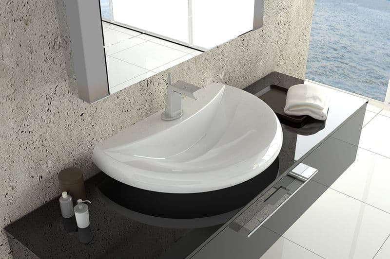 روشویی روکابینتی گلسار مدل GL7 (فقط کاسه)