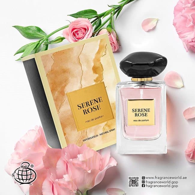 عطر ادکلن زنانه جورجیو آرمانی رز میلانو فرگرانس ورد (Fragrance World Giorgio Armani Rose Milano)