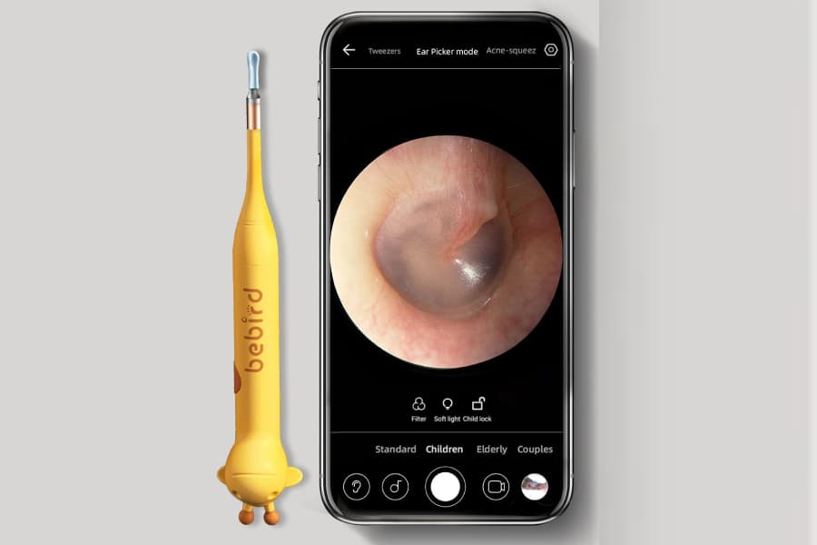 گوش پاک‌کن دوربین دار تخصصی شیائومی BEBIRD visual Giraffe ear cleaner D3 Pro wireless — تصویر ۷