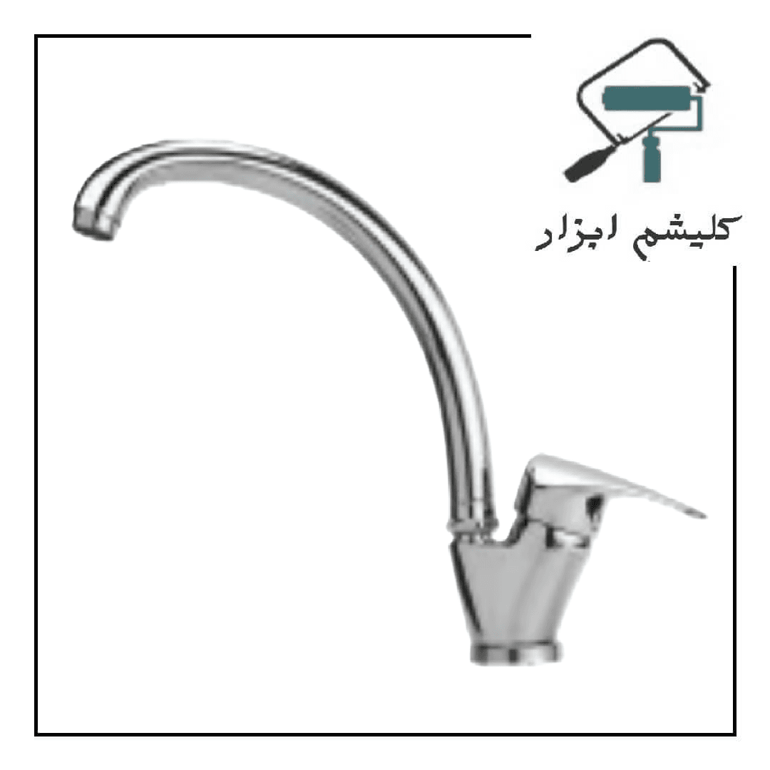 شیر ظرفشویی فیروزه مدل ماهان کروم