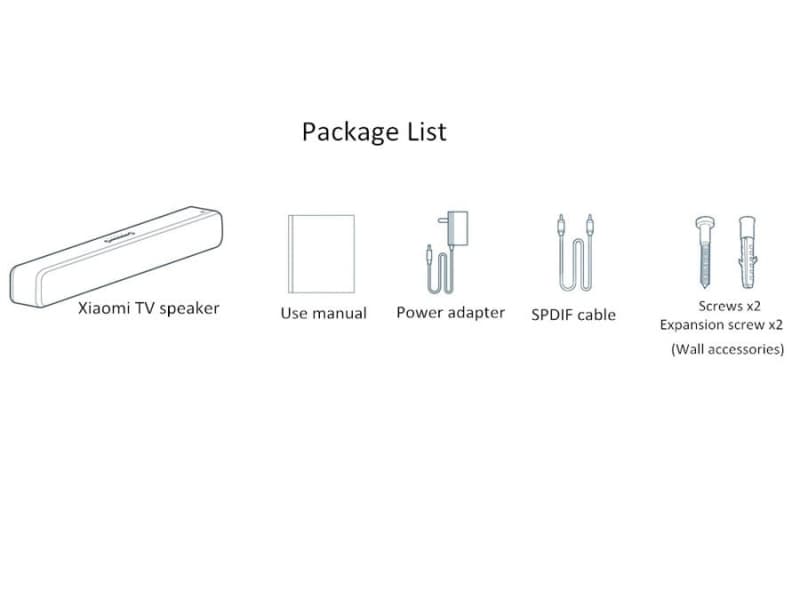 ساندبار و اسپیکر بلوتوث شیائومی Xiaomi TV Audio Speaker MDZ-27-DA — تصویر ۸