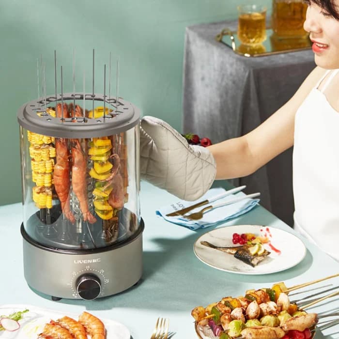 کباب پز شیائومی مدل Xiaomi Liven Smart Barbecue Maker KL-J121 — تصویر ۴