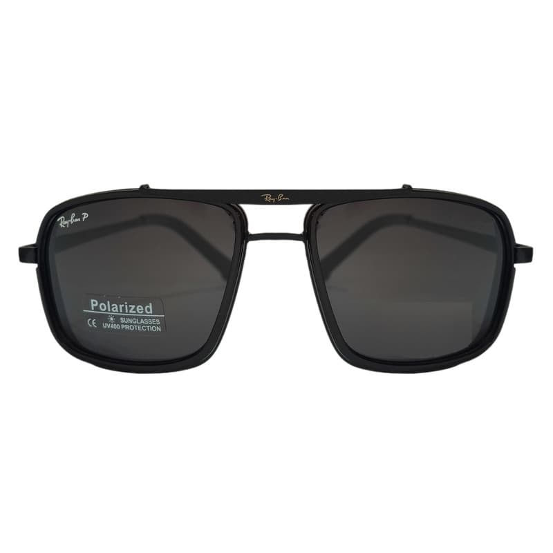 عینک آفتابی مردانه مدل خلبانی فلزی پلاریزه کد UV400 65