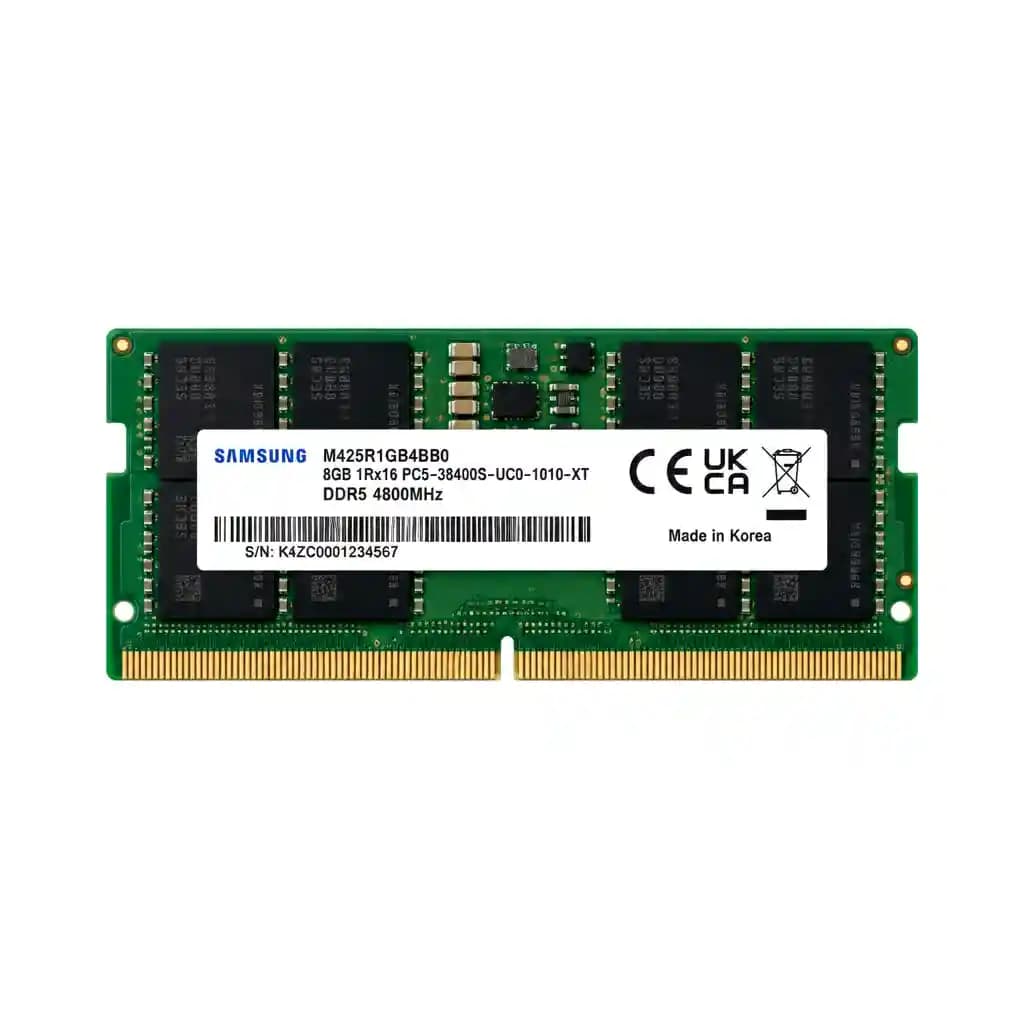 رم لپ تاپ سامسونگ Samsung 8GB DDR5 4800MHz (مدل اورجینال OEM / استوک)