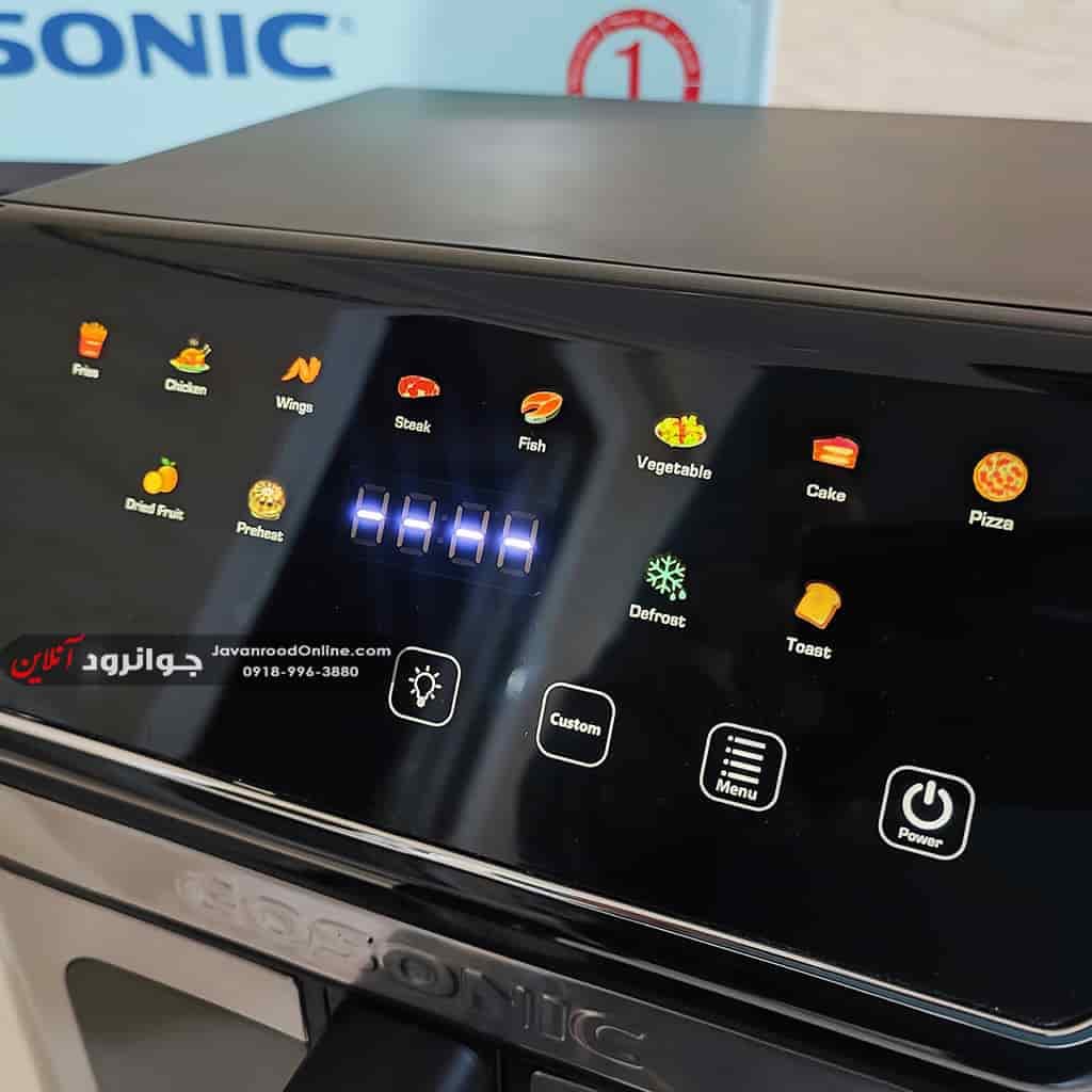 سرخ کن 8 لیتر گوسونیک 2 المنت Gaf-958 پرداخت در محل — تصویر ۳
