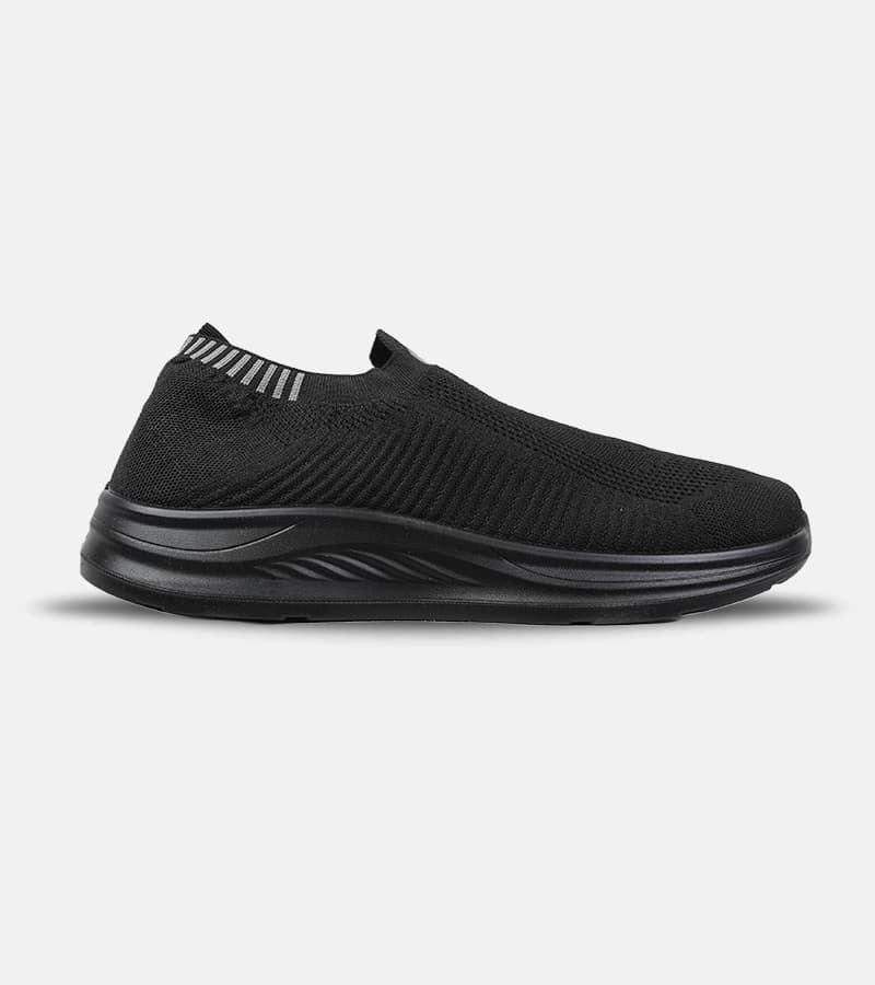 کتانی طبی بدون بند مشکی اسکیچرز Go WALK | مدل 9529