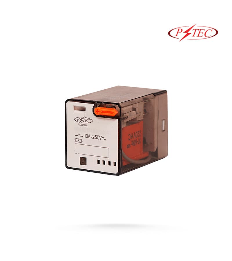رله شیشه ای 2 کنتاکت 8 پایه 220VAC (MBH60.12) پارس تکنولوژی P-TEC