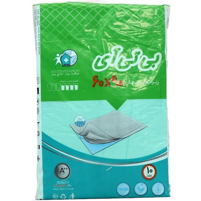 زیرانداز 60*90 10 عددی بی تی آی BTI