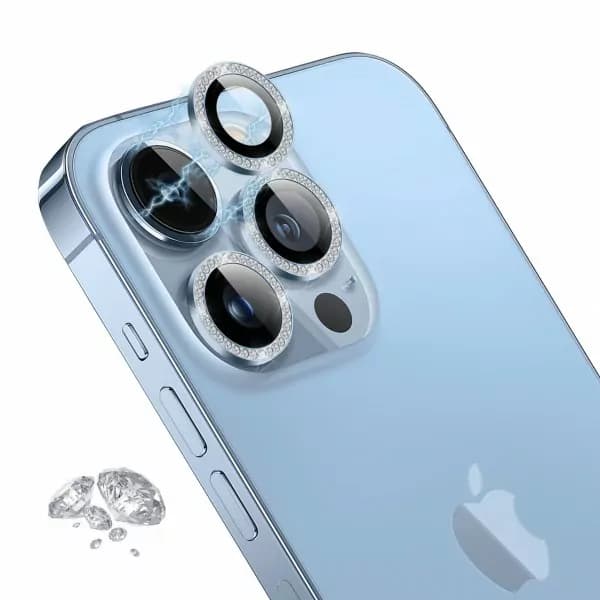 محافظ لنز آیفون 13 پرو و 13 پرو مکس گرین Green Diamond Camera Lens for iPhone 13 Pro Max / 13 Pro GNDCL13PM — تصویر ۴