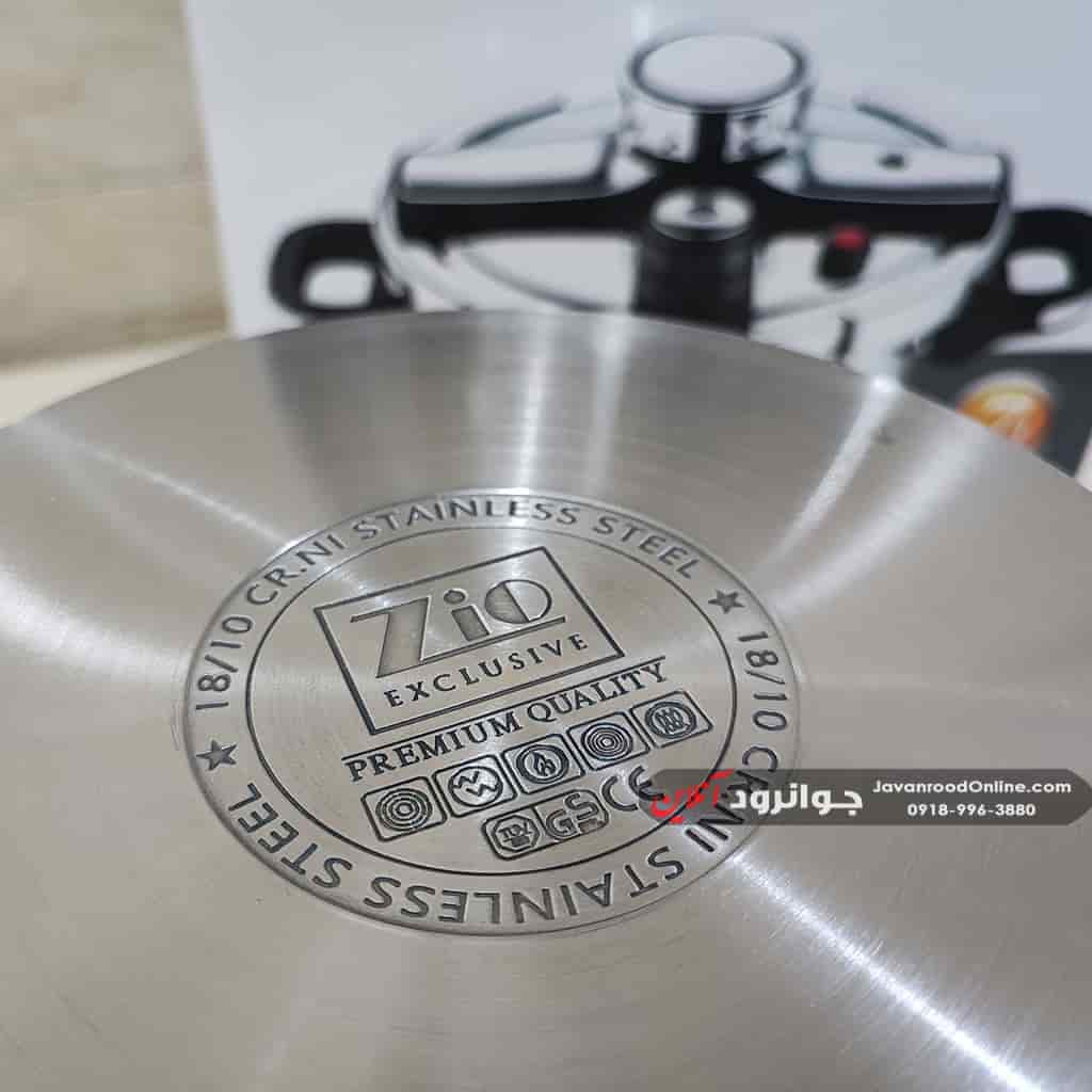 زودپز روگازی زیو دو دسته 7 لیتر کلیپسی ZIO ZPC-1653L07 — تصویر ۵