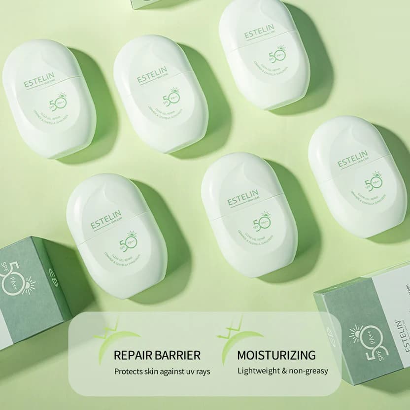 کرم ضد آفتاب ترمیم کننده استلین مناسب پوست حساس spf50 حجم 60ml کد 1963 — تصویر ۳