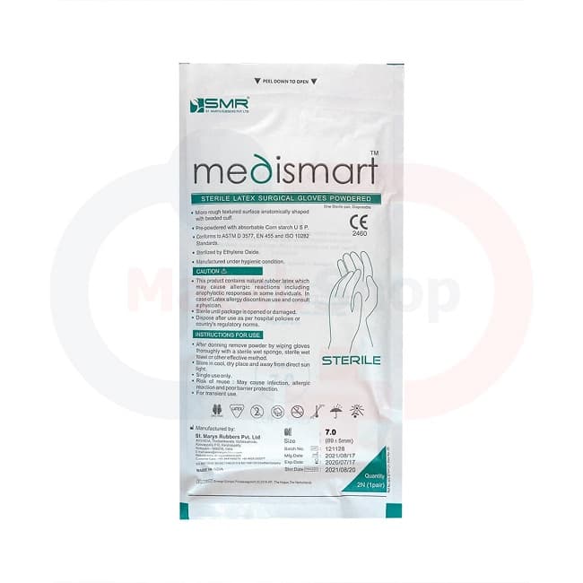 دستکش جراحی سایز 7 Media smart